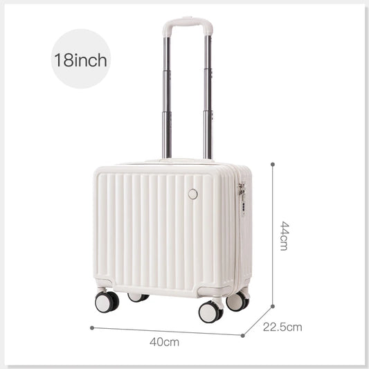 Lightweight Carry On Luggage | 18-Inch Suitcase with Silent Wheels | Compact Design for Easy Mobility 5
