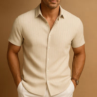 Lightweight Shirt with Short Sleeves Breathable for Men 0