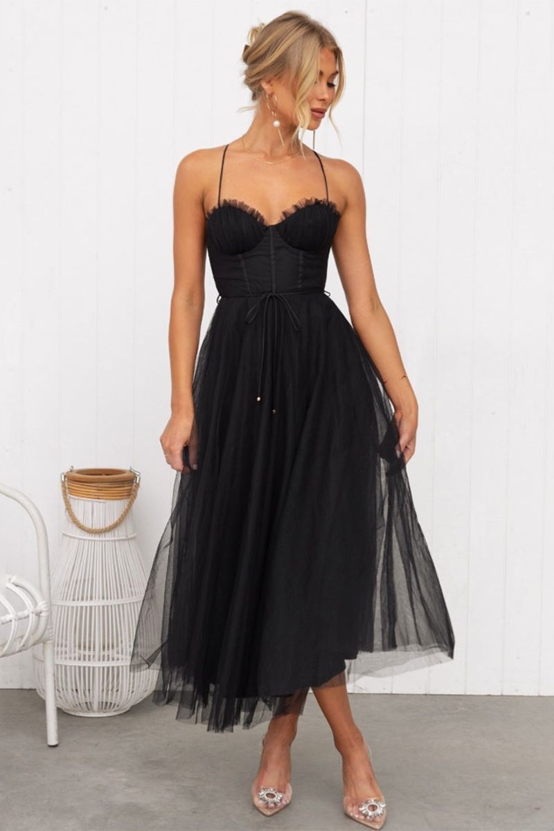 Lila | Romantic Floral Midi Dress with Sweetheart Neckline 2