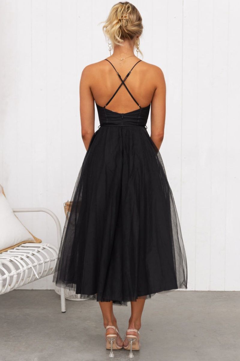 Lila | Romantic Floral Midi Dress with Sweetheart Neckline 3