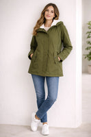 Liora Black Puffer Jacket | Hooded, Padded Insulation for Women 0