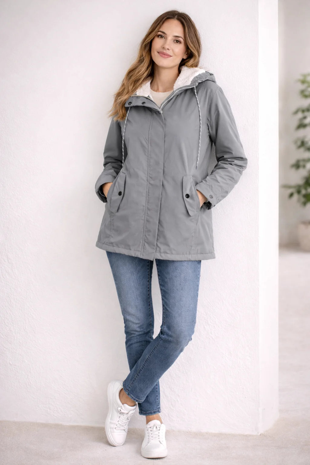 Liora Black Puffer Jacket | Hooded, Padded Insulation for Women 5