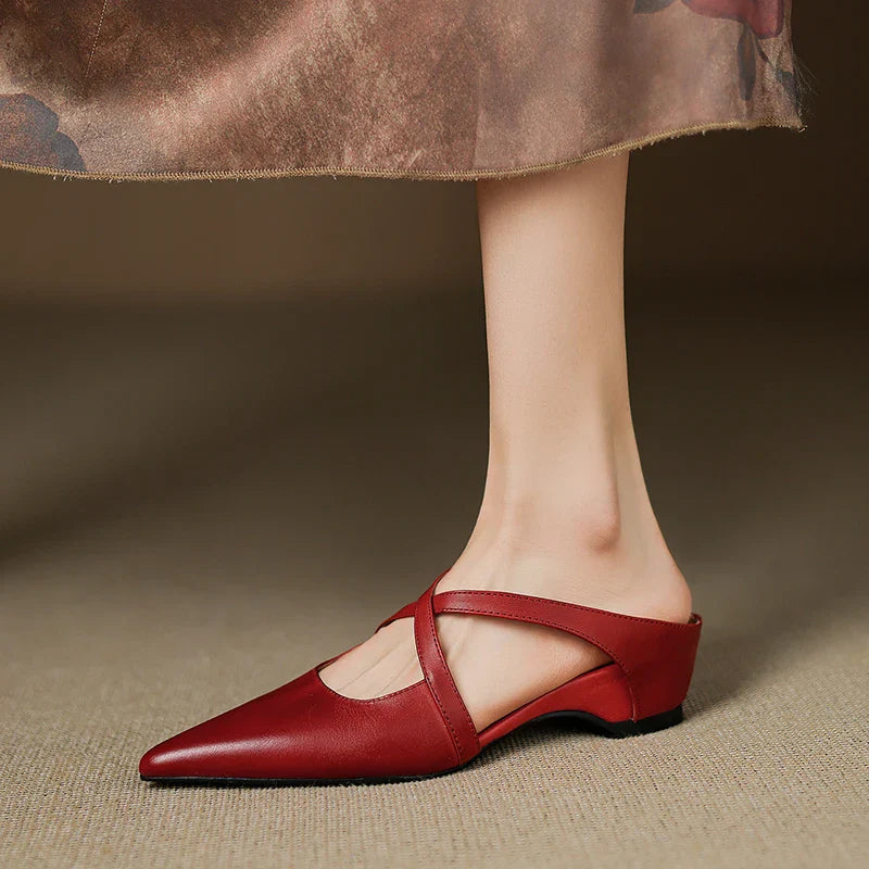 Livia | Genuine Leather Mules 0