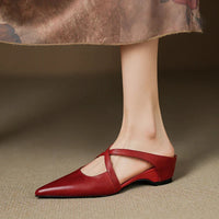 Livia | Genuine Leather Mules 0