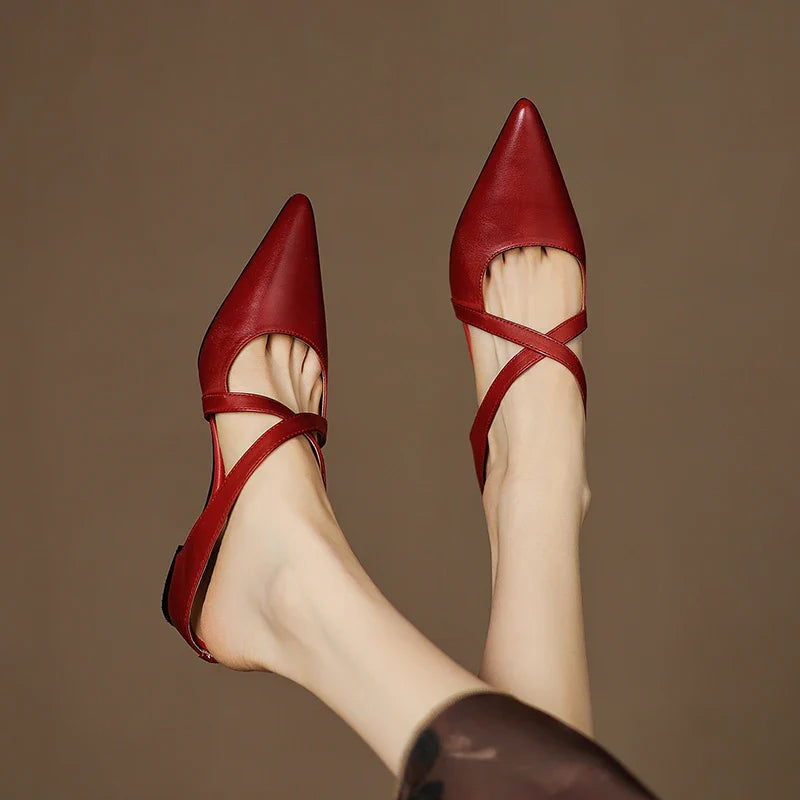 Livia | Genuine Leather Mules 4