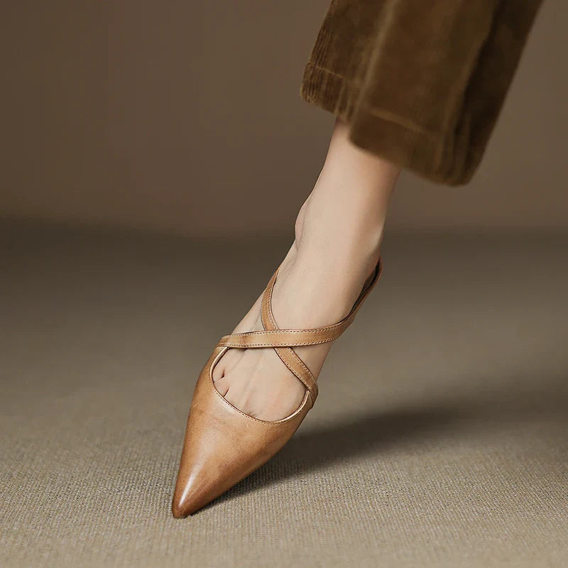 Livia | Genuine Leather Mules 7