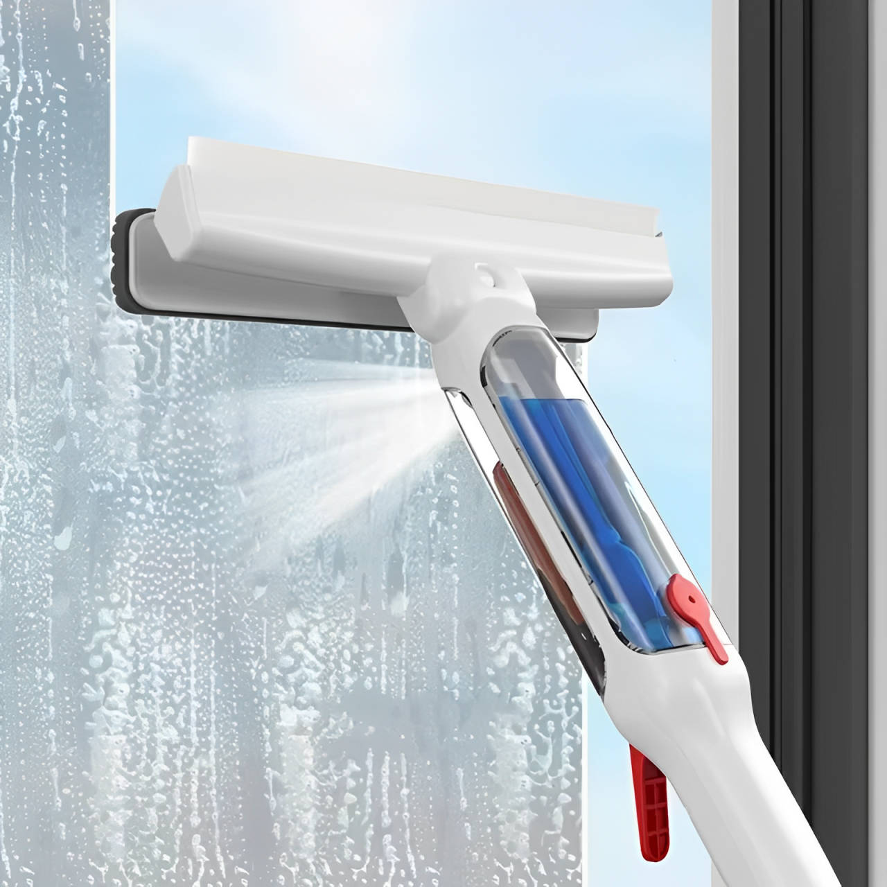 Long Handle Telescopic Window Cleaner 0