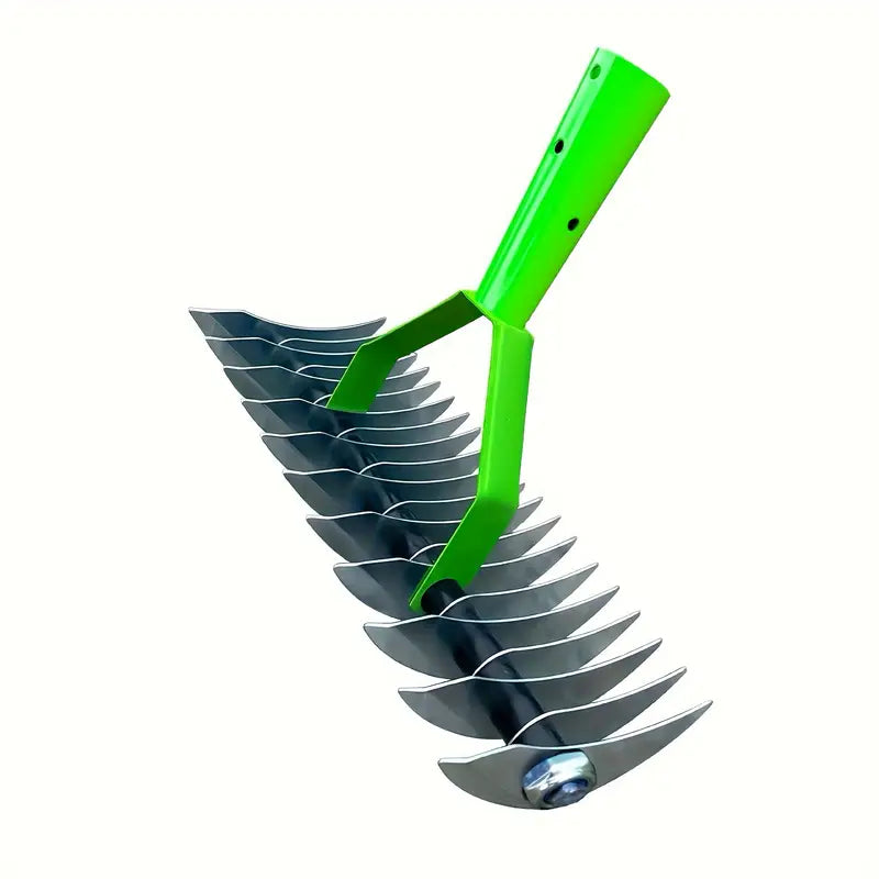 Long Reach Thatch Rake for Dethatching Dead Grass 3