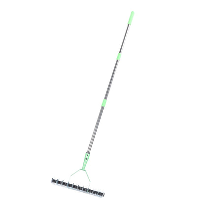Long Reach Thatch Rake for Dethatching Dead Grass 5