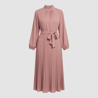 Long pleated dress for women 5