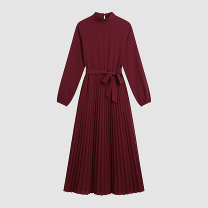 Long pleated dress for women 6