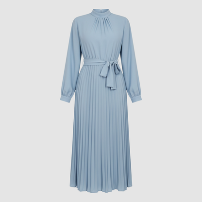 Long pleated dress for women 7