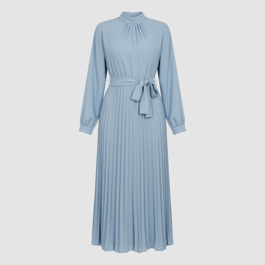 Long pleated dress for women 7