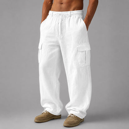 Lucas | Linen Cargo Pants 2