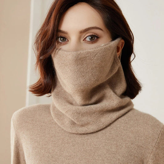 Merino Wool Scarf with Face Mask Feature | Ultimate Warmth & Comfort 2