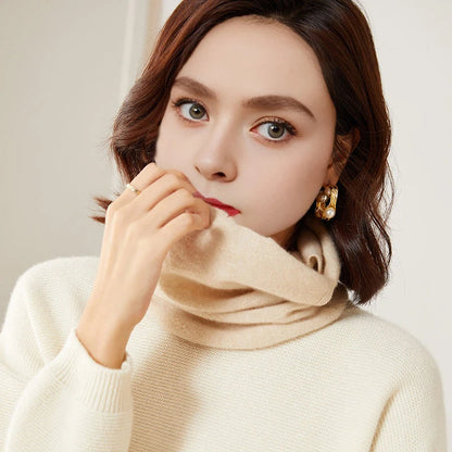 Merino Wool Scarf with Face Mask Feature | Ultimate Warmth & Comfort 3
