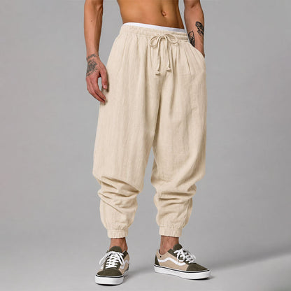Marcus | Relaxed Drawstring Jogger Pants 0