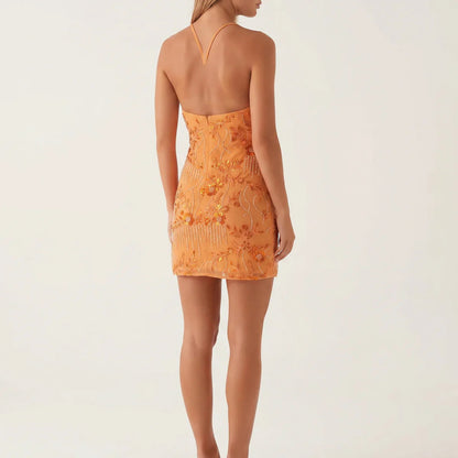 Margarita | Floral Embroidered Mini Dress 5