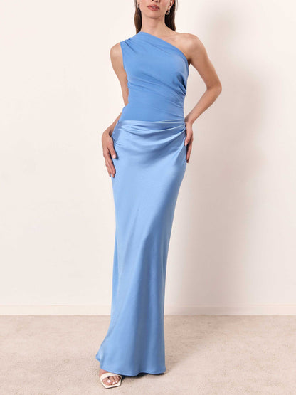 Martina | One Shoulder Maxi Evening Dress 2