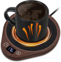 Coffee Mug Warmer Set | Electric Mug Warmer with Adjustable Temperature | Safe Beverage Heater for Coffee and Candles 1