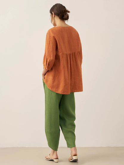 Mason | Stylish Comfortable Linen Trousers 5