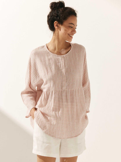 Mason | Stylish Relaxed Linen Blouse for Women 10
