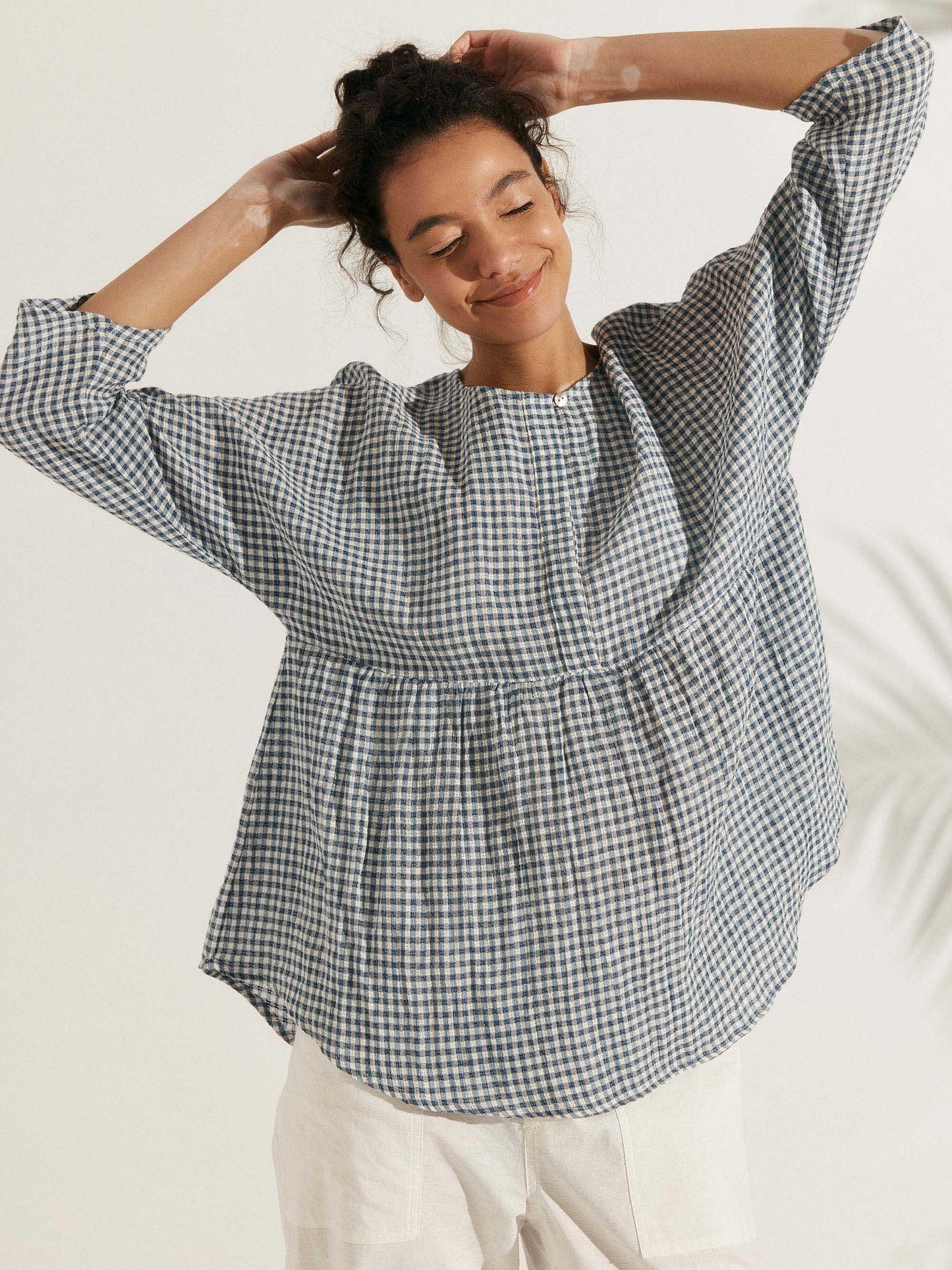 Mason | Stylish Relaxed Linen Blouse for Women 5
