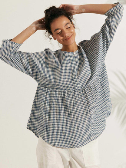 Mason | Stylish Relaxed Linen Blouse for Women 5