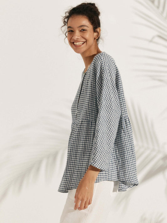 Mason | Stylish Relaxed Linen Blouse for Women 6