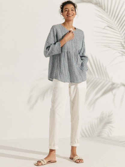 Mason | Stylish Relaxed Linen Blouse for Women 8