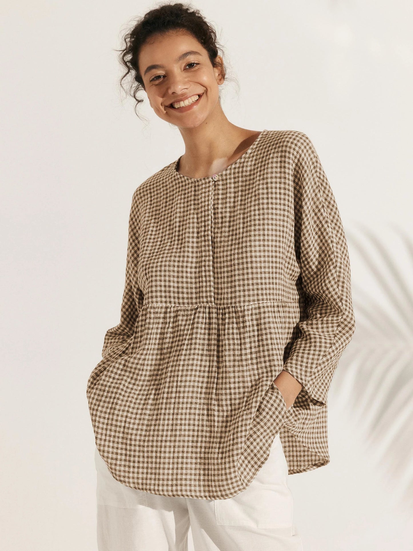 Mason | Stylish Relaxed Linen Blouse for Women 9
