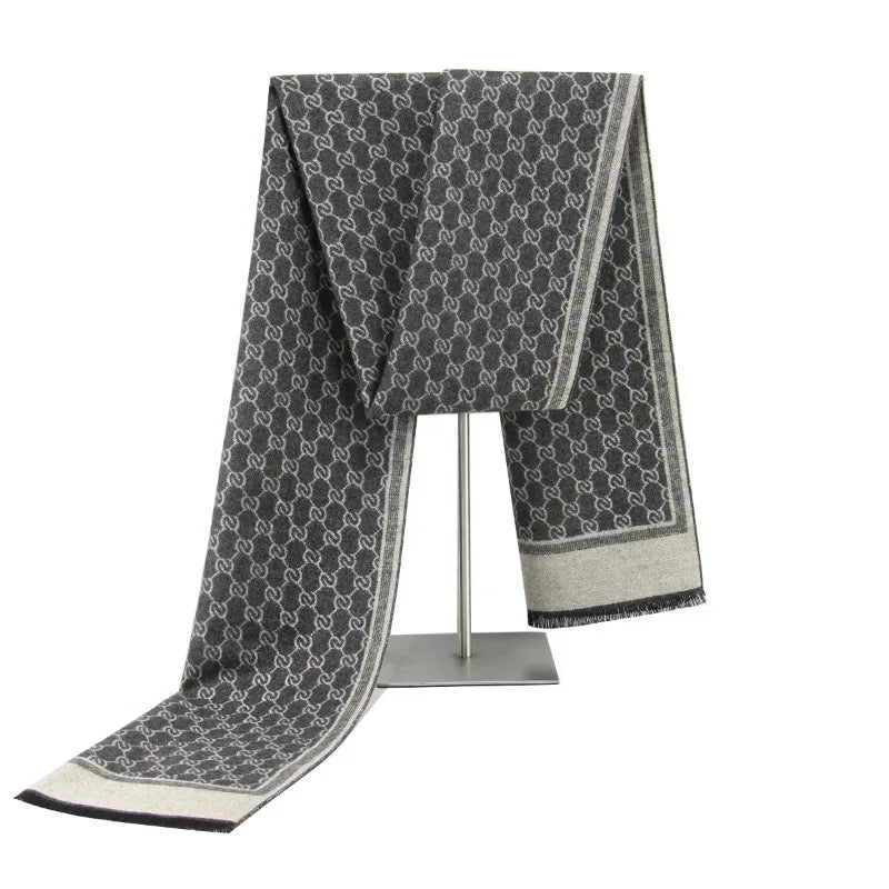 Stylish Men's Winter Scarf with Premium Wool Blend | Elegant Design for Ultimate Warmth 7