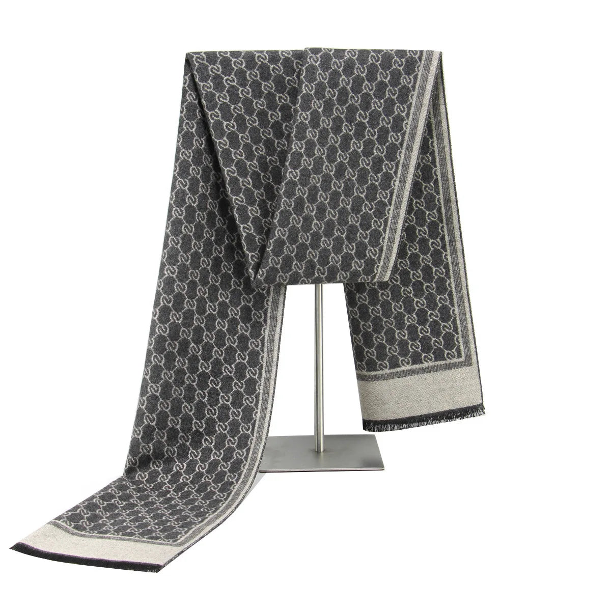 Stylish Men's Winter Scarf with Premium Wool Blend | Elegant Design for Ultimate Warmth 9