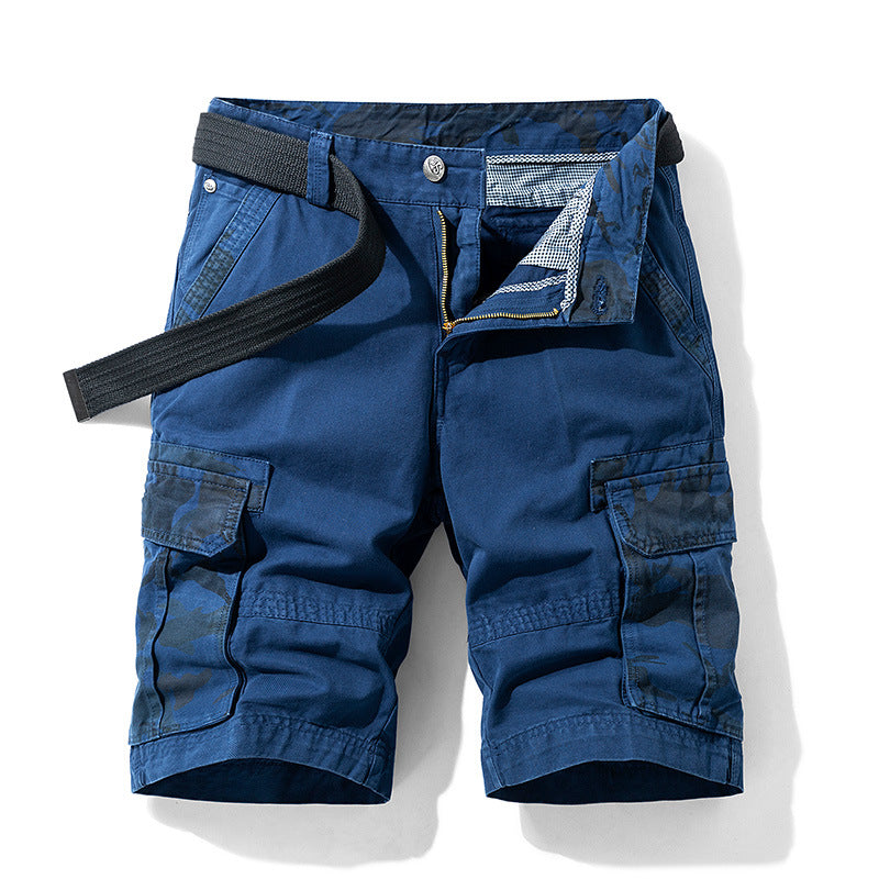 Matteo | Camo Panel Cargo Shorts 2