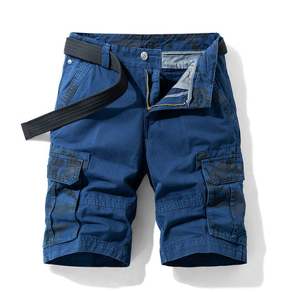 Matteo | Camo Panel Cargo Shorts 2