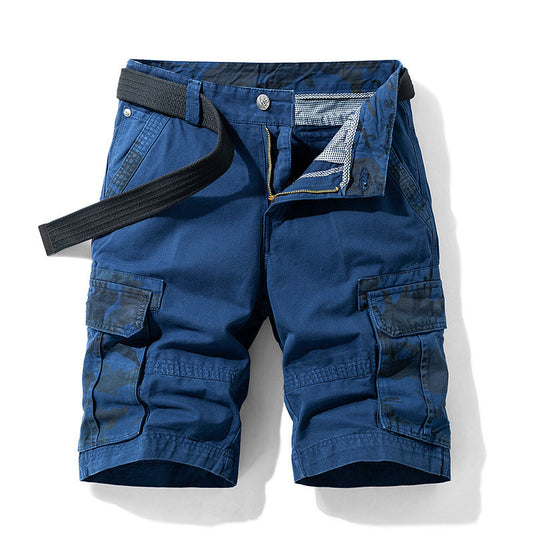 Matteo | Camo Panel Cargo Shorts 2