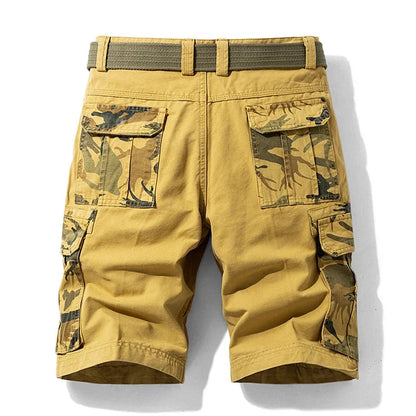 Matteo | Camo Panel Cargo Shorts 4