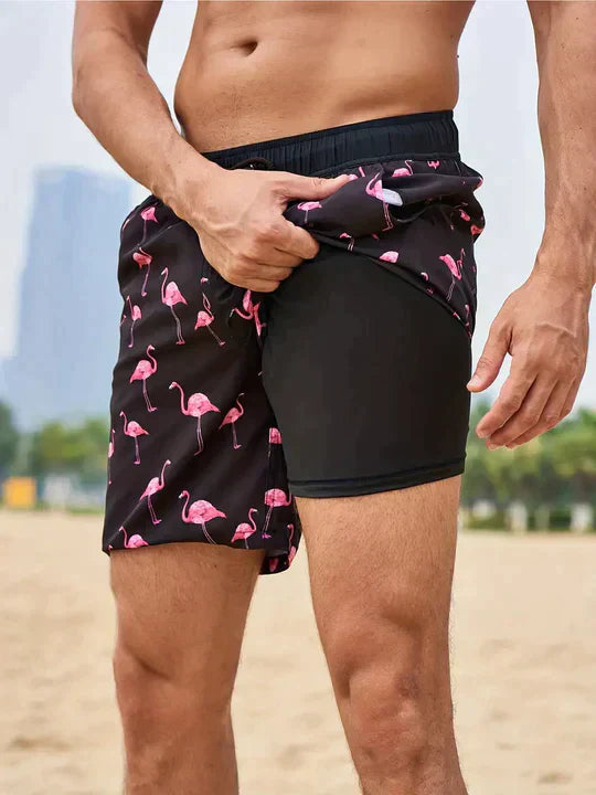 Men’s Athletic Swim Shorts | Compression Lined 1