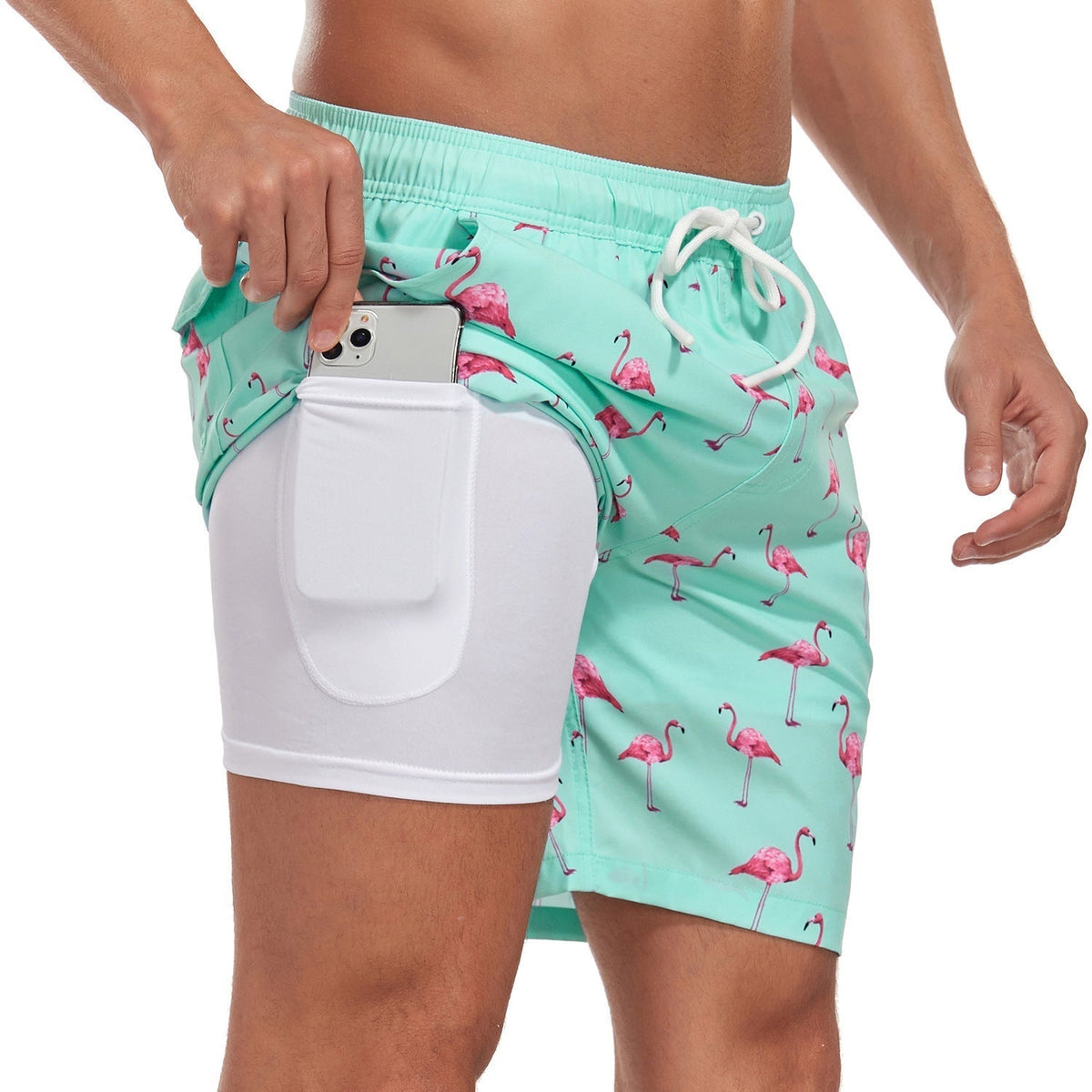 Men’s Athletic Swim Shorts | Compression Lined 2