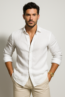 Men’s Classic Linen Shirt 0