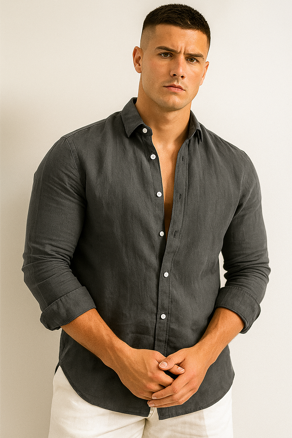 Men’s Classic Linen Shirt 2