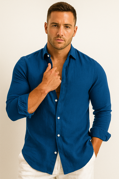 Men’s Classic Linen Shirt 8
