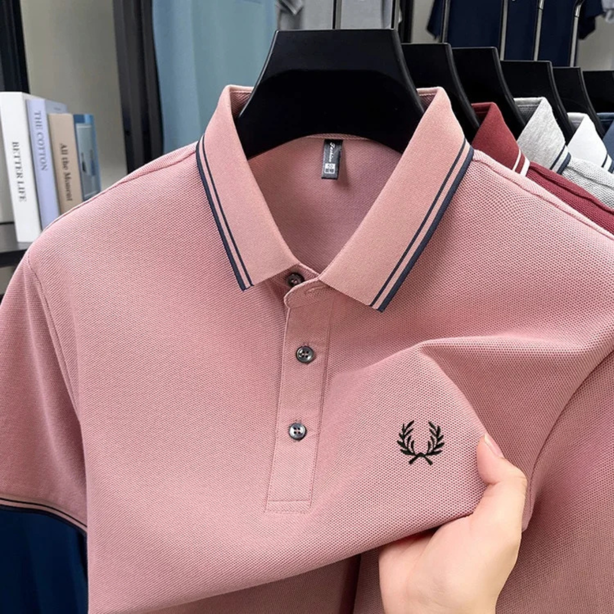 Men’s Elegant Cotton Polo Shirt 0