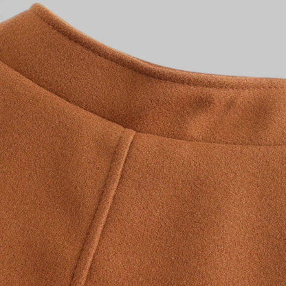Men's Felted Blazer with Stand Collar and Button Front 4