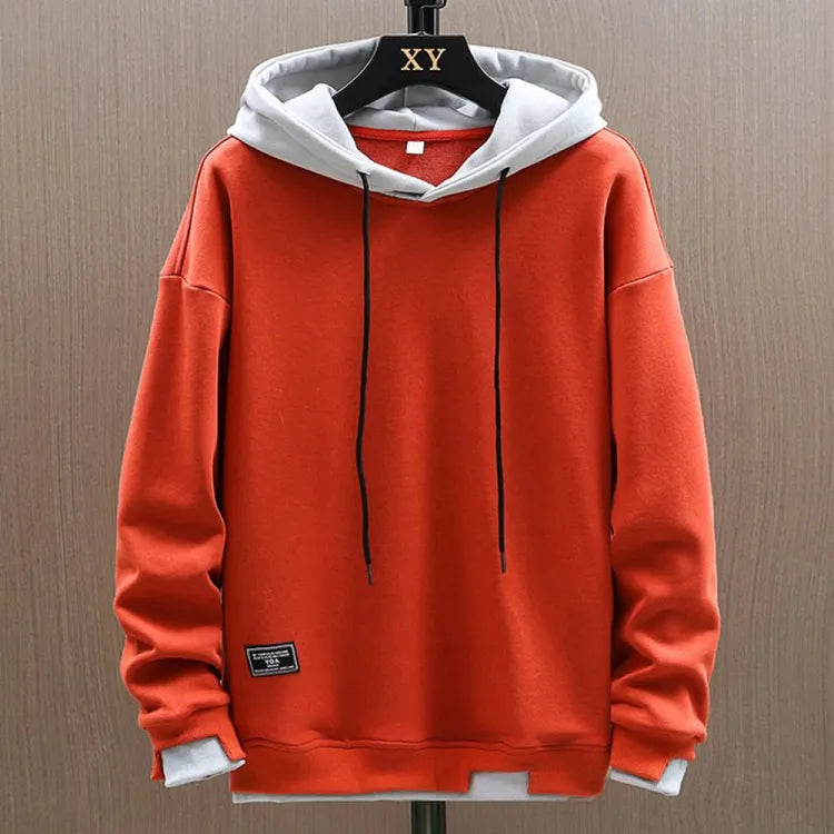 Men's Knit Hoodie with Drawcord Hood and Pouch Pocket 3