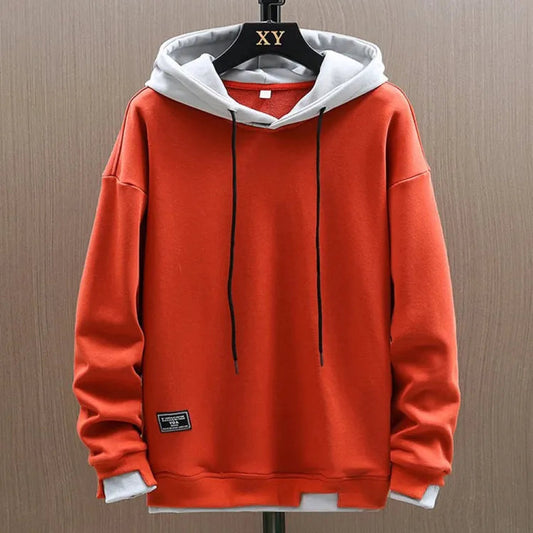 Men's Knit Hoodie with Drawcord Hood and Pouch Pocket 3