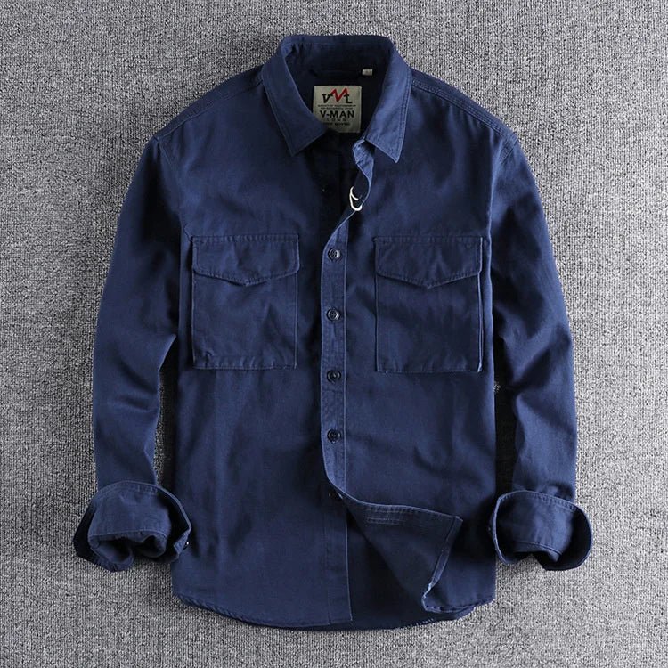 Men's Long Sleeve Pocket Shirt 2