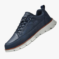 Men's Low-Top Synthetic Sneakers with Side Zipper and Lug Sole 0