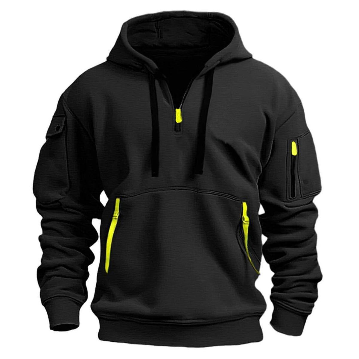 Men’s Outdoor Utility Hoodie Tactical Quarter Zip Workwear 0