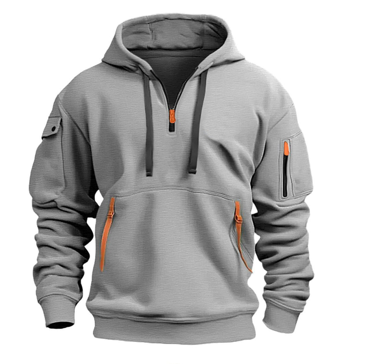 Men’s Outdoor Utility Hoodie Tactical Quarter Zip Workwear 3